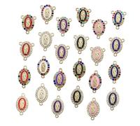 SAFIGLE 24 pezzi Charm Maria per Gioielli Te Piccoli Ciondoli in Metallo per Collane Bracciali e Portachiavi Accessori Decorativi per Creazioni Personalizzate