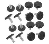 SAFIGLE 24 pezzi Piedini Regolabili per Mobili con Filettatura Base Livellante per Gambe di Tavoli Sedie e Armadi Supporto Stabile per Carichi Pesanti Protezione Pavimento Altezza