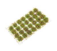 SAFIGLE 28 Pezzi Modello Paesaggio Treno con Cespugli di Fiori Realistici Lavanda Accessorio per Scenografia e Diorami con Vegetazione Dettagliata per Hobby e Artigianato