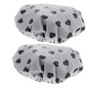 SAFIGLE 2pezzi Cappello Da Doccia Regolabile Raso e Riutilizzabile Adatto Per Trattamenti Ai e Bagno Comfort Per e Testa