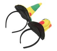 SAFIGLE 2pezzi Clown Headband Accessori Per Costumi Di Carnevale e Halloween Cappello Da Giullare Costume Divertente Per Feste e Eventi Per Adulto