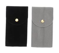 SAFIGLE 2pezzi Custodia Da Viaggio Per Orologio Borsa Portatile Per Orologio Custodia Per Sicura Da Polvere e Graffi Adatta Per Maggior Parte Dei Orologi e Piccoli Gioielli