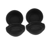 SAFIGLE 2pezzi Custodia Rotonda per Orologio da Viaggio Custodia Portatile Cerniera per Orologio Singolo Antiurto Protezione da Polvere e Graffi