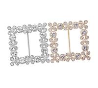 SAFIGLE 2pezzi Fermagli Per Magliette Con Pietre Decorative Fibbie Per Magliette e Sciarpe Di Fermagli Per Anelli Da Cravatta Accessori Moda Per Donna