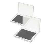 SAFIGLE 2pezzi Palette Vuota Da Coperchio Trasparente Contenitori Da Viaggio Magnetici Per Organizer Ombretti e Palette Di Trucco Personalizzabili