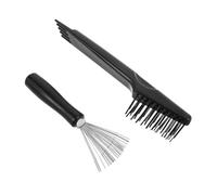 SAFIGLE 2pezzi Pettine Di Pulizia Per Spazzole Per Capelli Strumento Di Manutenzione Per Rastrelli Di Setole Mini Pettine Per Capelli Bagnati Spazzola Per Rimozione Dei Fusti