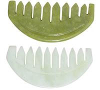 SAFIGLE 2pezzi Pettine Per Capelluto Massaggiante Raschiante Gua Sha Pettine Denti Larghi Per Della Testa Strumento Portatile Per Del Capelluto