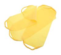 SAFIGLE 3 Pezzi asciugamano da bagno asciugamano per doccia esfoliante asciugamano di lavaggio del corpo panno esfoliante per il corpo salvietta esfoliante misto nylon poliestere Giallo