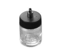 SAFIGLE 3 Pezzi Bottiglie in Vetro per Aerografo Contenitori Ricaricabili Vernice per Modellismo e Dettagli Artistici Compatibili con Aerografi Sifone Master e Badger per Miscelazione