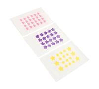 SAFIGLE 3 Pezzi Cerotti Colorati per Brufoli Impermeabili e Adesivi per Coprire Imperfezioni Punti Acne Stelle Gialle e Fiori Stickers