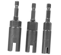 SAFIGLE 3 pezzi Chiavi Farfalla per Dadi con Manico Adattatori per Trapano e Avvitatore Inserti Resistenti per Bulloni e Ganci Occhio Compatibili con Trapani Filo Filo Strumenti Pratici