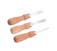 SAFIGLE 3 Pezzi Edge Skiver Strumento per La Scarnitura della Pelle Strumento per La Rifinitura dei Bordi della Pelle