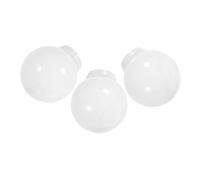 SAFIGLE 3 pezzi Paralume Sfera Acrilico Bianco Opaco Filettatura per Lampade Esterno Parete e Soffitto Ricambio Globo Lanterna Facile Installazione e Manutenzione