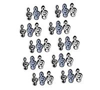 SAFIGLE 30 pezzi Gomme Forma di Nota Musicale Erasers per Scuola Piccole Gommine Leggere e Portatili Cancelleria Divertente per Ragazzi e Ragazze