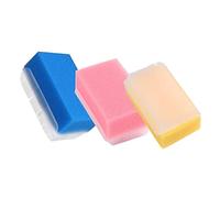 SAFIGLE 3pezzi Spazzola Bagno in Spugna Per Ragazza Strumento Per Massaggi e Allenamento Sensoriale Comoda e Pratica Per Pulizia Quotidiana