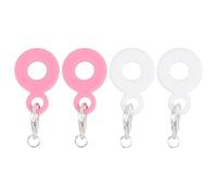 SAFIGLE 4 Adattatori Per Ciondoli In Cannuccia: Ciondoli In Silicone Per Cannucce Portatili E Divertenti - Decorazioni Riutilizzabili Compatibili Con Accessori Per Tazze 4 50X2 00X0 50