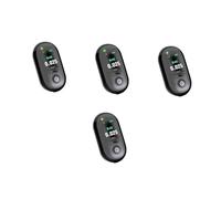SAFIGLE 4 Pezzi Dispositivo Mini Portatile per Misurazione Alcolica Tester con Sensore e Display LED per Controllo Guida e Uso Personale