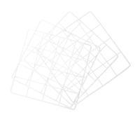 SAFIGLE 4 pezzi Pannelli Rete in Ferro Bianco per Parete Griglia Decorativa per Foto e Memo Supporto Salvaspazio per Esposizione Immagini e Decorazioni Casa Ufficio Camere