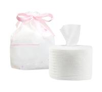 SAFIGLE 40 pezzi Salviette Struccanti Monouso in Cotone Delicato Doppio Uso per Viso e Pulizia Pelli Sensibili Asciugamani Viso Usa e Getta per Viaggi e Uso Quotidiano