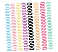 SAFIGLE 400pezzi Elastici per Capelli Piccoli senza Cuciture Elastici per Capelli Colorati Morbidi che Non Danneggiano per Bambine Accessori per Look Quotidiani e Festivi