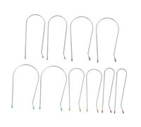 SAFIGLE 40pezzi Clip per Bigodini Elettrici Fermagli in Inossidabile Resistenti al Calore Accessori di Ricambio per Bigodini Caldi Adatti Vari Diametri per Uso Domestico e Viaggio