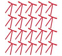 SAFIGLE 48 Pezzi Fiocco Decorativo Natalizio in Velluto Rosso Bordo | Design Vintage e Classico, Effetto Vellutato, Forma Già Annodata, per Ghirlanda e Porta D'ingresso