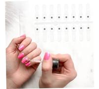 SAFIGLE 48 Pezzi Nail Polish Display Board Magnetic Sample Stick For Beginners Portable Nail Art Practice Palette For Skill Enhancement At Home Studio