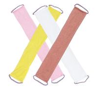 SAFIGLE 4pezzi Asciugamano da Doccia Esfoliante Panni Scrub per Corpo Saune Rimozione delle Cellule Morte e Routine di Benessere