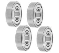 SAFIGLE 4pezzi Cuscinetti Per Ruote Anteriori Cuscinetti in Acciaio Rotondi Per Piccole Ruote Della Sedia Rotelle Sostituzione e Manutenzione Dei Per Forcella Della Ruota Anteriore