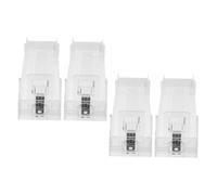 SAFIGLE 4pezzi Organizer Automatico Per Da Spingisigarette Trasparente Per Negozio e Ufficio Design Salvaspazio Per Accesso e Rapido Delle Adatto Ambienti Retail e Domestici