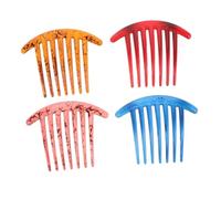 SAFIGLE 4pezzi Pettini Per Francesi Decorativi Pettini Laterali in Plastica Minimalisti Accessori Eleganti Per e Sottili Fermagli Per Acconciature Raccolte