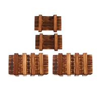 SAFIGLE 4pezzi Puzzle Cubo Legno Con Cassetto Segreto Per Ragazzo Ragazza Giocattolo Educativo Compatto e Portatile Per Nascondere Piccole Sorprese Per Viaggi e Giochi Creativi