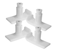 SAFIGLE 4pezzi Scivoli Per Tappeto Roll and Stroll Scivoli Pieghevoli Per Deambulatore Antiscivolo Per Sci Da Deambulatore Punte Antiaderenti Per Stampelle Di Ricambio Per Deambulatori