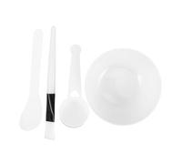 SAFIGLE 4sets Strumenti Per La Creazione Di Maschere Facciali Ciotola e Bastoncino Kit Completo Per Estetisti Per Applicazioni Di Maschere Per Viso Set Per Trattamenti Di Bellezza