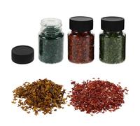 SAFIGLE 5 Bottiglie di Foglie Autunnali in Miniatura per Diorama, Materiali per Modellismo Paesaggistico, Kit Foglie di Eucalipto Artificiali per Scenari Fai da Te, Decorazioni per Spazi