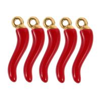 SAFIGLE 5 pezzi Charms Smaltati Miniature per Creazioni Gioielli DIY Accessori Originali per Collane Bracciali e Portachiavi Design Unico