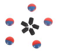 SAFIGLE 5 pezzi Copriforo Rubinetto Cucina e Bagno Rosso Blu Tappi Per Manopole Acqua Calda e Fredda Con Esagonali e Chiave Facile Installazione per e Rubinetti Standard