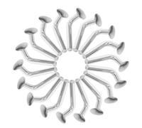 SAFIGLE 50 pezzi Bulloni in Ferro Zincato Ømm per Sicurezza Scaffali Pallet Rack Fermo Anticaduta per Depositi e Scaffalature Industriali