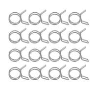 SAFIGLE 50 Pezzi Morsetto per Tubo in Acciaio Inossidabile 304 Doppio Anello a Molla, Resistente e Facile da Installare per Sistemi di Irrigazione e Tubi da Giardino