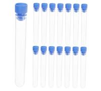 SAFIGLE 50 pezzi Provette di Trasparenti con Tappo Casuale Resistenti Basse Temperature per Esperimenti Scientifici Campionamento e Propagazione Leggere e Facili da Colore Colore Casuale