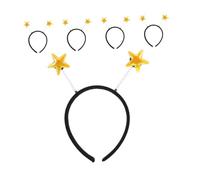 SAFIGLE 5pezzi Cercehietto per Capelli Forma di Stella Antenna di Natale Boppers per Testa da Marziano di Capodanno Fascia per Capelli Costume di Capodanno Accessori per Forma di Stella