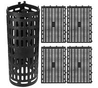 SAFIGLE 5pezzi Protezione per Tronco Alberi in Cover Trunk Ventilazione Collegabile per Giardino e Piante Copertura Protettiva per Crescita e Difesa Cortecce