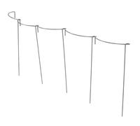 SAFIGLE 5pezzi Supporto per Piante Rampicanti in Ferro da Giardino Curva per Viti Ortensie e Piante in Vaso Sostegno Robusto e Resistente e Fiorite