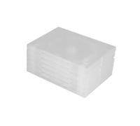 SAFIGLE 6 pezzi Custodie CD Dvd Trasparenti Singolo Disco Contenitori Media Video Storage Case con Inserto Etichetta Scatole Vuote per Casa e Cinema