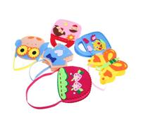 SAFIGLE 6 Pezzi Di Borse Fatte A Mano Per Kit Da Cucito Per Principianti Kit Da Cucito Per Kit Per Creare La Tua Borsa Kit Da Ricamo Per Kit Da Cucito Per Impara A Cucire
