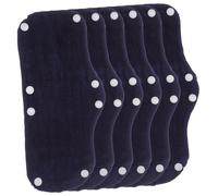 SAFIGLE 6 pezzi Fasce Antisudore per Casco Rigido con Fibbia Lavabili e Riutilizzabili Protezione Comfort Ergonomica per Lavoro Fasce Assorbenti Sudore Fronte Uomo Colore Blu Scuro