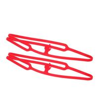 SAFIGLE 6 Pezzi Segnalibri in Silicone a Forma di Dito Elastici Rossi, Decorazione Libro Adorabile e Facile da Trovare Pagina, per Studenti e Uso Quotidiano