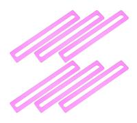 SAFIGLE 6 Pezzi Strisce di Lettura Guidata in Acrilico per Dislessia Segnalibro Trasparente, Supporto per Abitudini di Lettura, per Casa e Biblioteca, Strumenti per Insegnanti e Nuovi