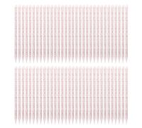 SAFIGLE 600 pezzi di bastoncini di plastica per nail art a doppia testa, spingi cuticole per unghie, strumenti per manicure e pedicure fai da te, Rosy