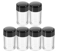 SAFIGLE 6pezzi Contenitore Vuoto Per Cosmetici Piccolo Contenitore Per Cipria Scatola Per Polvere Libera Per Polvere in Plastica Adatto Per Cipria Trucco e Accessori Da Viaggio